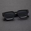 1PC Non-polarized Unisex Plastic Fashion Square Frame Sunglasses for Street Photography Driving Accessories