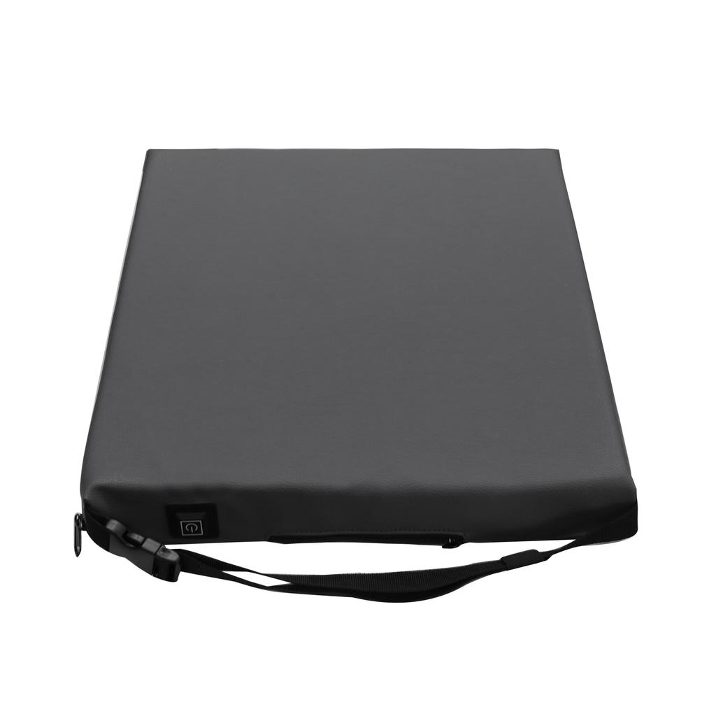 Portable Outdoor Stadium Electric Heating Seat Mat Winter Leather+Cotton Seat Cushion