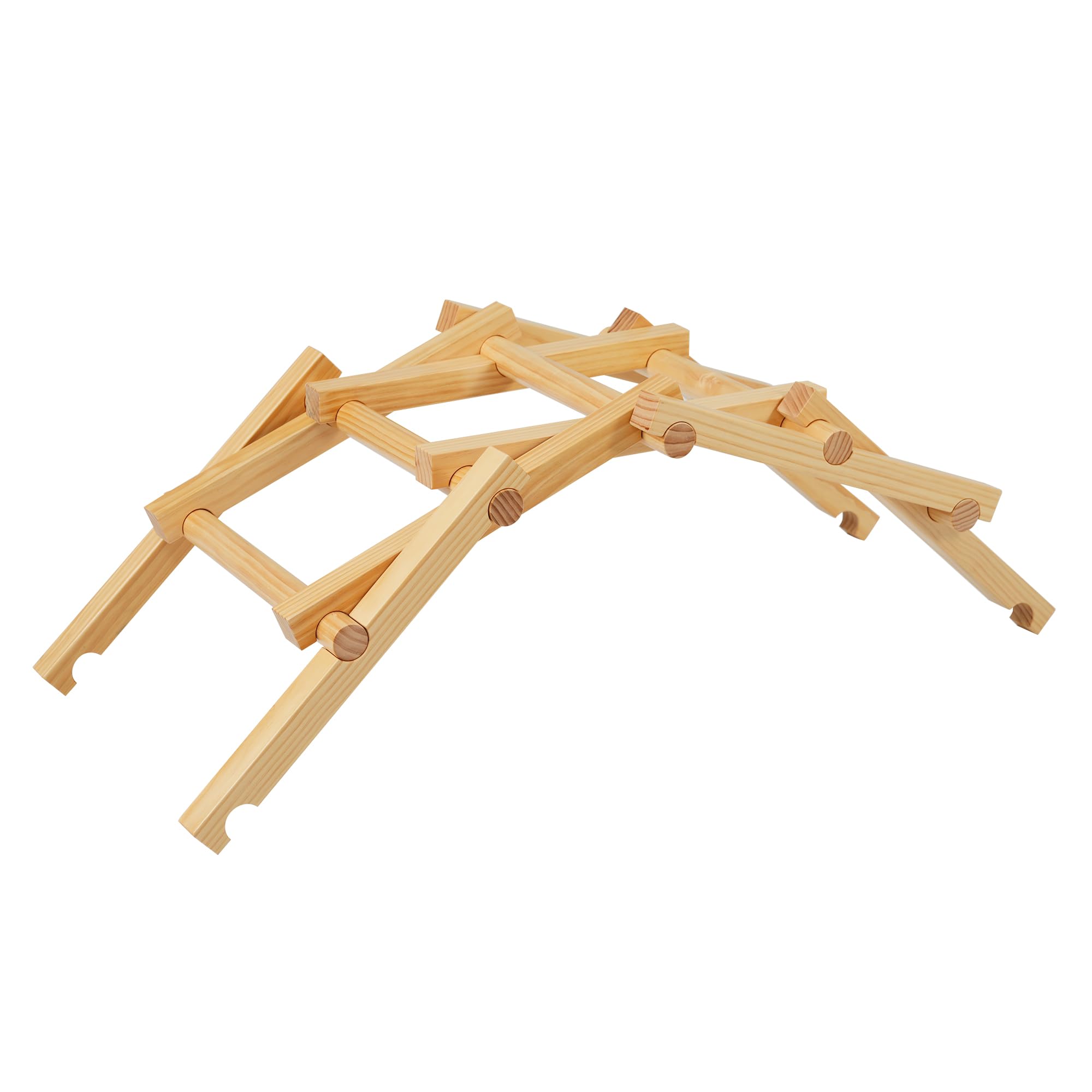 

OSJ Large DIY Bridge Tenon Jungle Natural Wood Climbing 5 Large Play Birthday Christmas Kit, Gym, Frame, Tiers, Wooden, Equipment, Toddlers, Children,