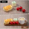 Small Wood Tray Wooden Trays for Decor Small Wooden Platters Long Wood Tray Serving Trays Solid Acacia Mini Charcuterie Boards, Cheese Board for