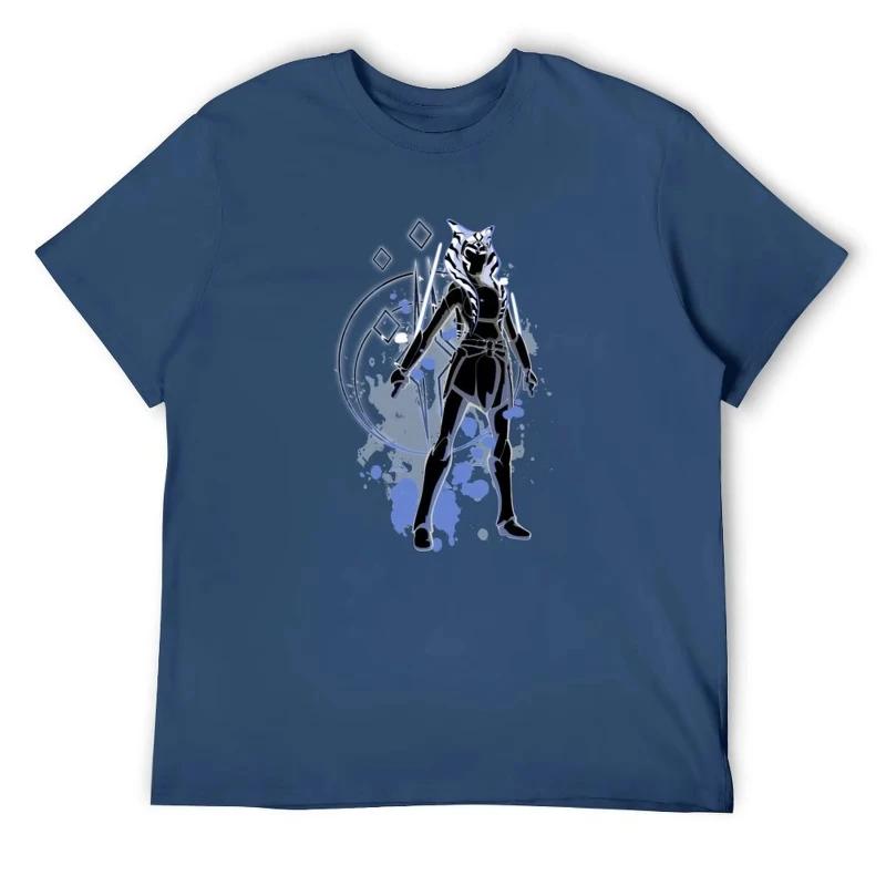 Ahsoka Tano(5) T-Shirt Top Fans of Both Sexes for Spring and Summer Daily Wear Fashion T-Shirt Short-sleeved Casual T-shirt
