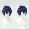 Jun Sazanami Cosplay Wig with Net, Heat-Resistant Blue Wig, Perfect for Halloween, Events, and Cosplay
