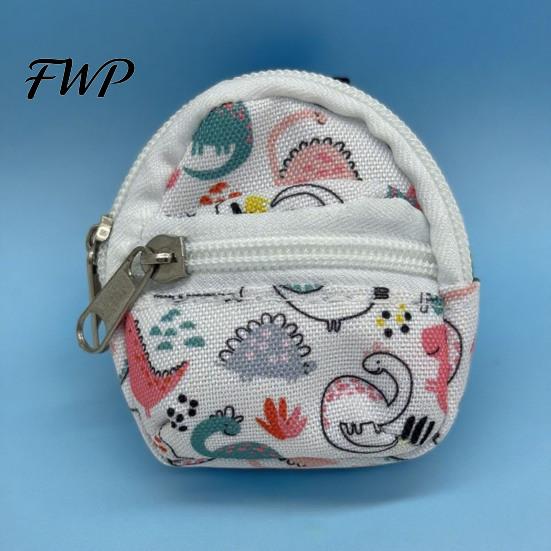Oxford Cloth Key Bag Mini Backpack Coin Purse, Scratch Resistant Zippered Compartment Small Zipper Pouch Keychain Bag, Waterproof Earphone Case