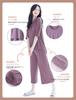 5A Loose Set Summer Purple [Beatgos] Pajamas, Loungewear, Roomwear, Women's, Antibacterial, Fit, Modal, Up, Cute, Spring, (612 M-L)