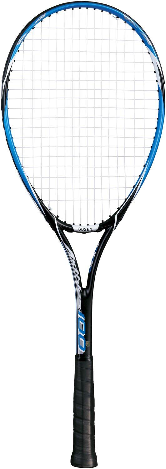 

GOSEN Мягкая теннисная ракетка для начинающих Axies 100 Blue SRA1 [Gut tensioned]