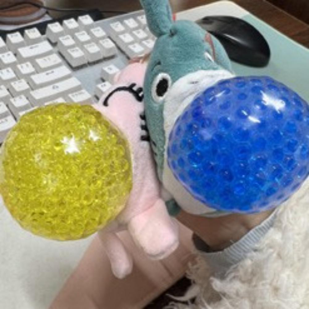 Decompression Slow Rebound Toy Bubble Cartoon Plush Doll Animal Squeeze Toy Desktop Decoration