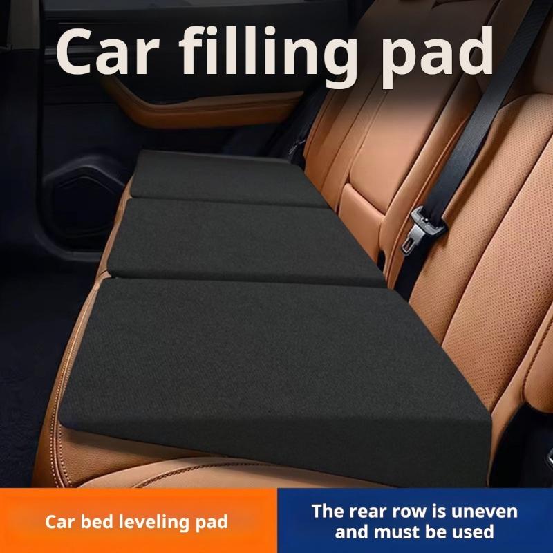 1/2/3Pcs Car Rear Row Leveling Pad Soft Sloped Supports Block Simple Installs for Vehicle Interior Comfort During Travel & Daily Use Needs