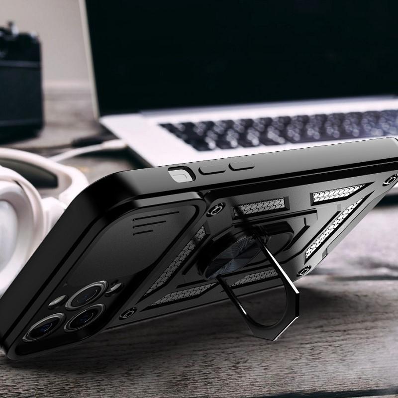 Applicable To IPhone 16 Pro Push Window Mobile Phone Case Apple 15 Car 14 Sergeant X Ring Bracket Protective Cover