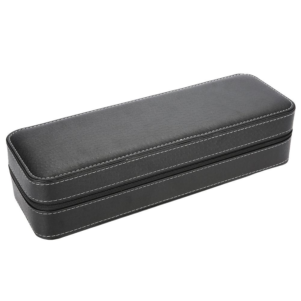 6 Slots Watch Box Jewelry Display Storage Wrist Watch Present Box Case
