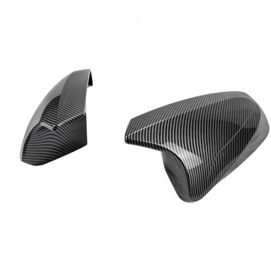 Carbon Fiber Ox Horn Rearview Mirror Side Lid Cover Trim For 2015- Lexus NX