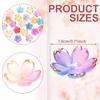 25/55/105pcs Acrylic Cherry Blossom Beads, Flower Shaped Spacer Beads, Five Petal Flower Beads DIY Summer Beach Ankle Bracelet Earrings Keychain