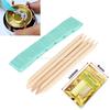 Watch Parts Movement Cleaning Clay Green Rubber Putty Cleaner with Wooden Stick Watch Repair Tool Accessories for Watchmakers