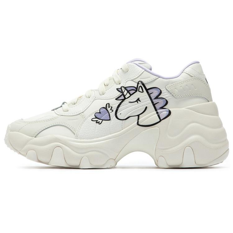 (WMNS) PUMA Pulsar Wedge White Purple Women s 386654-01 EU 35.5