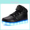 Leuchtende LED-Schuhe für Kinder, USB-wiederaufladbare High-Top-Freizeitsneaker für das Winterspiel