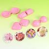 4pcs Heart Cake Round Shape Cake Pop Mold Set Pink Purple Cake Pop Shaper  for Party Treats