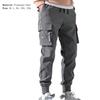 Pants Solid Color Thin Male Men Beam Feet Cargo Pants for Daily Life