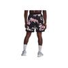 Under Armour Curry Versa Mesh Quick-Dry Floral Print Loose Sports Shorts Men Shorts Black 1366635-002