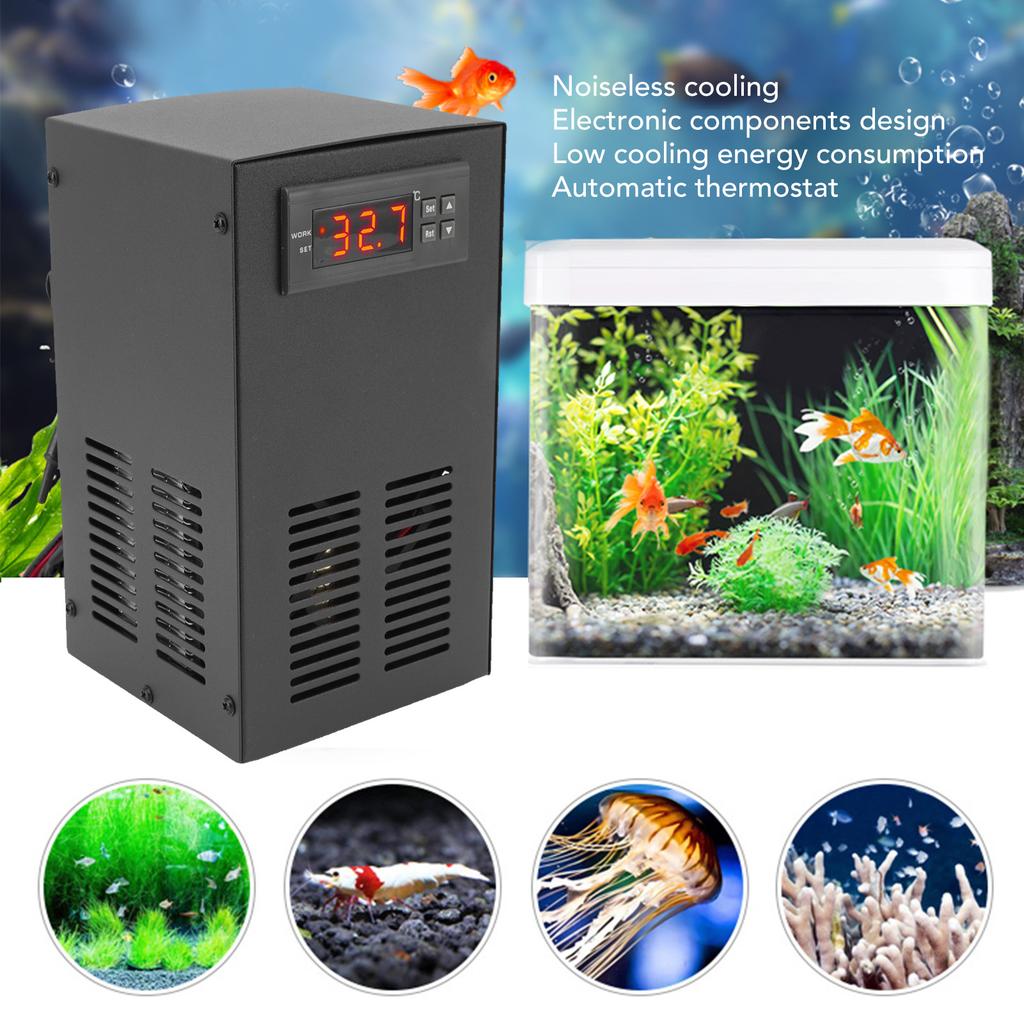 Chladič a ohřívač akvarijní vody Elektrický chladič vody Chladicí systém pro akvarijní ryby 120W