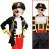 Formemory Pirate Cosplay Costume for Caribbean Pirate Halloween Costume Pirates of the Caribbean Party Halloween Costume Kids, Set, (XL)