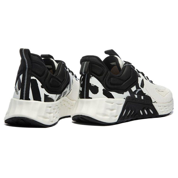Anta Training Shoes Men's Low Top Ivory White/Black 112047786-5