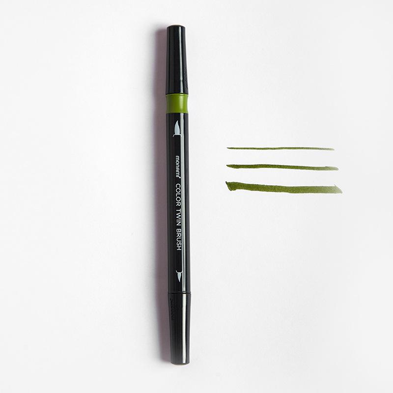 Munami 30-Color Double-Ended Brush Pen Set for Calligraphy & Sketching