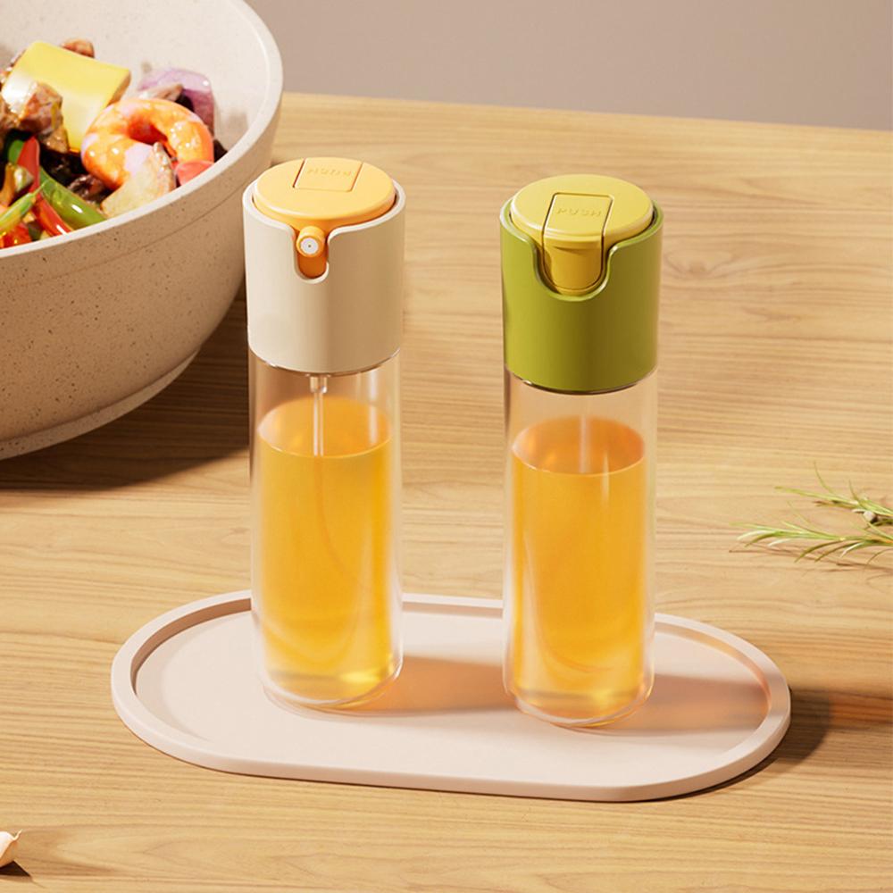285ml Automatische Presse Öl Flasche Versiegelt auslaufsicher Öl Control Flasche Für BBQ