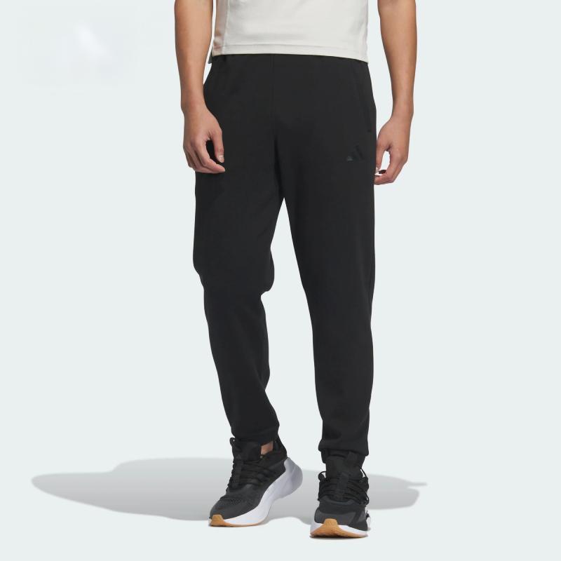 adidas Pohodlné ležérní kalhoty Pánské spodky Černé JL7602