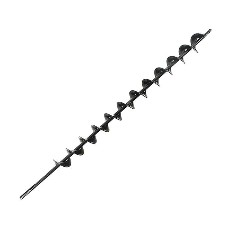 2 X 24 Inch Surface Auger Drill Bit for Planting Garden Auger Drill String or Umbrella Hole Excavator Suitable for 3/8 Inch