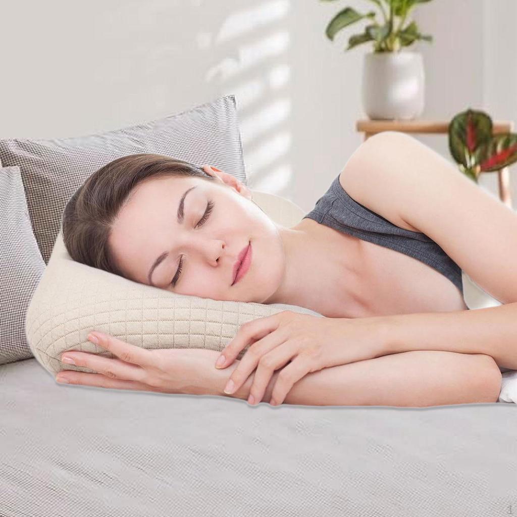 Ear Piercing Pillow Support Breathable Guard Protector Removable Cover Head Neck with A