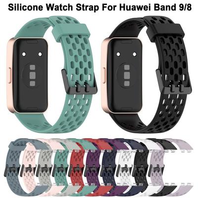 Replacement Silicone Watch Strap Silicone Watchband New Bracelet for Huawei Band 9/8