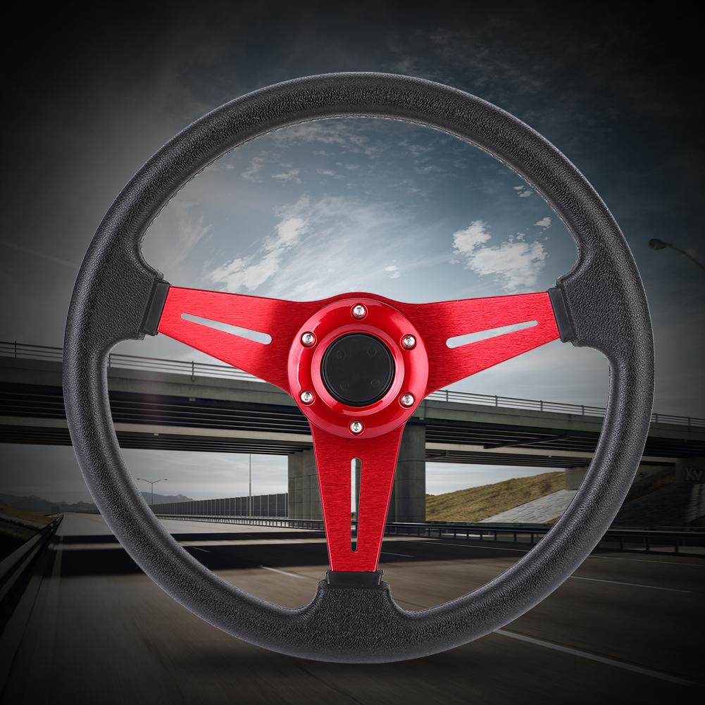 350mm/14in Racing Car Steering Wheel Comfortable Drifting Steering Wheel Universal For Cars
