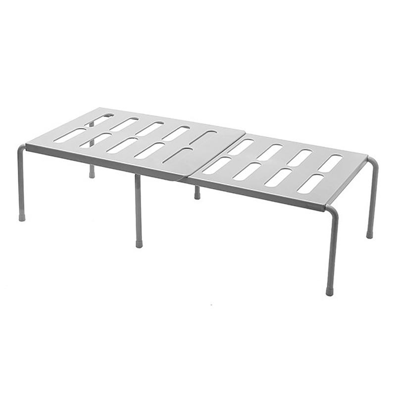 

1 шт. кухонная полка для дома пластиковая выдвижная штабелируемая раздвижная стойка органайзер для стола стеллаж для посуды расширяемая экономия места 2 цвета белый