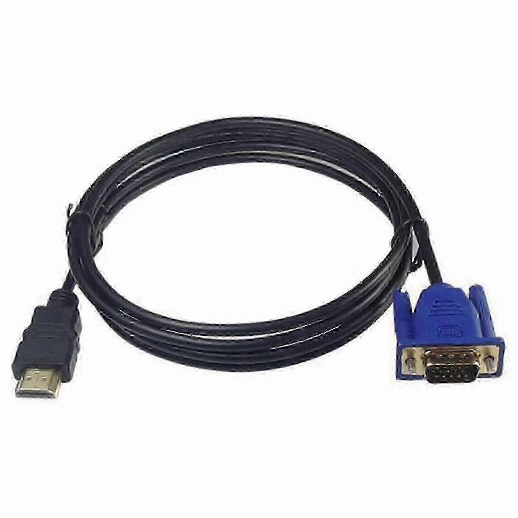 10M HDMI To VGA Cable with Audio for PC and LCD Monitor