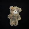Colorful Dirty Bear Keyring Decoration Plush Animal Charm Keychain Fashionable Key Holder Hanging Toy for Bag Purse