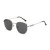 2025 Retro Polygon Metal Sunglasses Fashion UV400 Shades with Gold Frame for Outdoor Use Model 77600