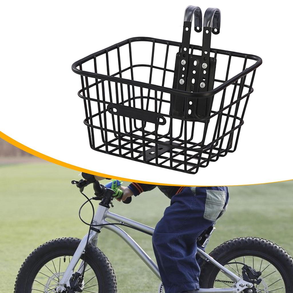 Bicycle Basket, Front Decor Accessory, Lightweight Portable Storage Handlebar Basket for Girls,