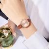 New Square Small Dial Women Watches Elegant Literary Simple Leather Strap Wristwatch for Women Girls Clock Gift
