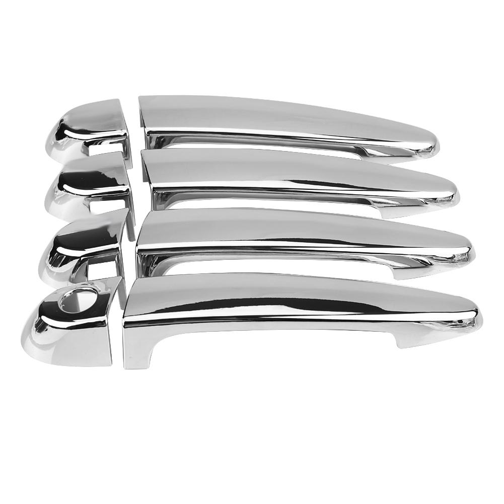8 Pcs Car Chromium Electroplating Door Handle Cover Trim for BMW X1 X3 X5 X6 2010 2013