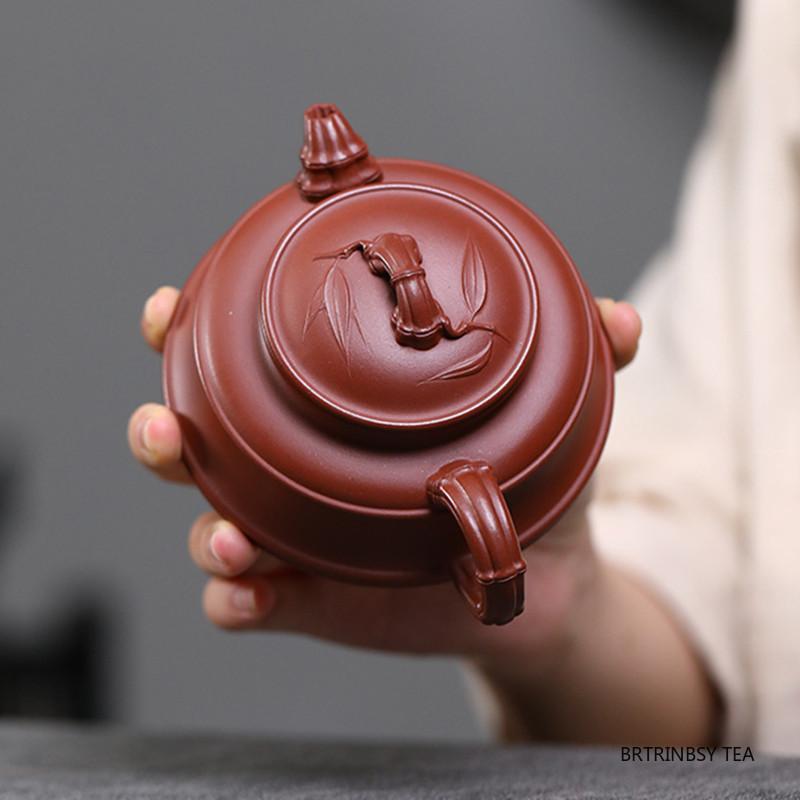 150ml Chinese Yixing Purple Clay Teapot Beauty Tea Infuser Kettle Creativity Handmade Tea Pot Household Raw Ore Zisha Tea Set