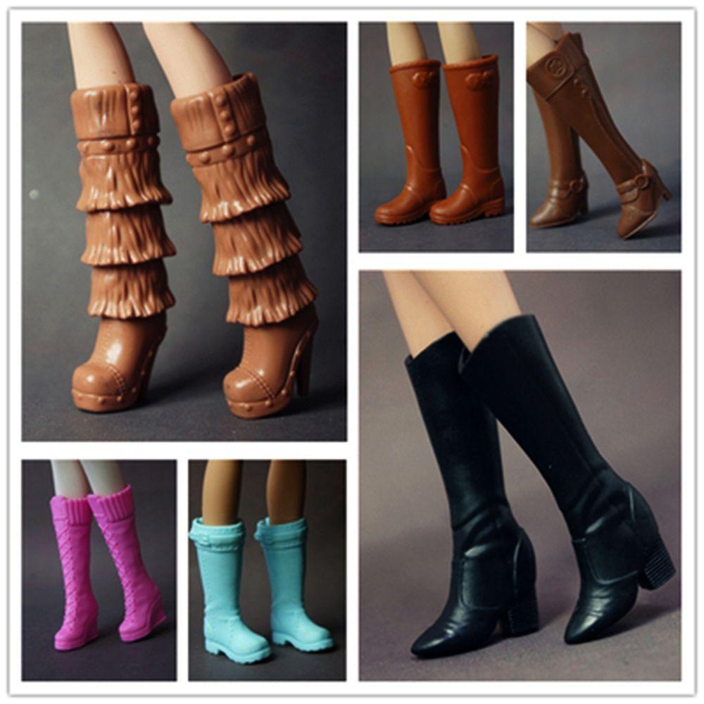 

Разные стили, женские сапоги длиной 2 см, модные длинные сапоги до колена, ботинки для кукол-героев, обувь для кукол, аксессуары 18