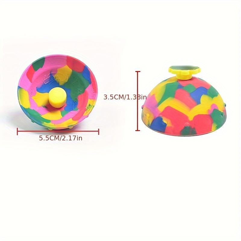 1Pc Bouncing Camo Bowl, Stress Relief Party Favor, Fun Desk Toy for Adults, Office & Home, Novelty Gift, Interactive Fun