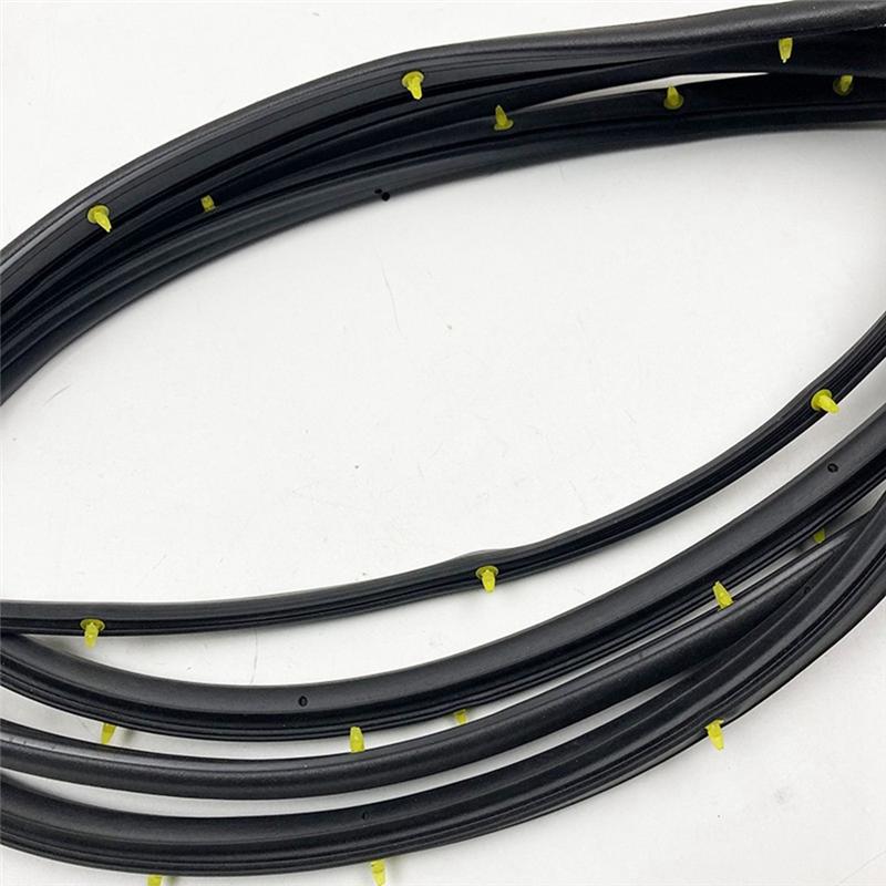 2Pcs Front Left Right Side Door Weatherstrip Moulding Seal 72310-TA0-A01 72310-TA5-A02 For Honda Accord Sedan 2008-2013