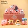 Kawaii Kirby Sets Action Figure Cartoon Pink Ball Beach Party Anime Model Game Garage Kit Toys Doll Ornament For Kids Gift