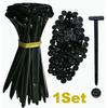 1-300P Nylon Universelle Kabelbinder-Schnalle Strapazierfähiger Selbstverriegelnder Kabelbinderhalter mit Stiftbefestigungen Auto Karosserie UV-beständige Kabelbinder