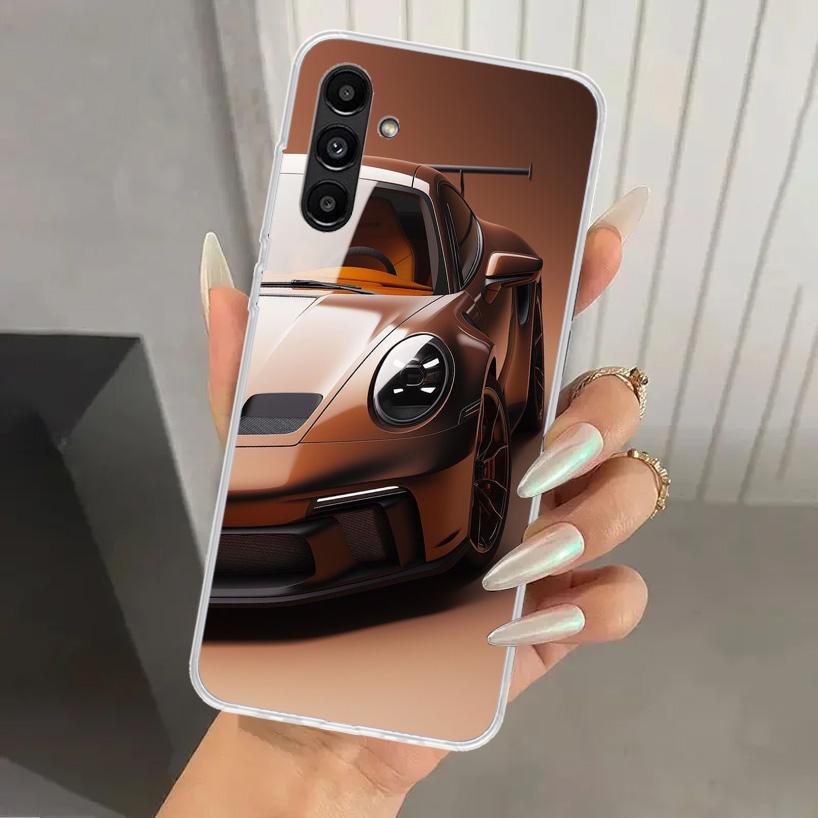 Sports Car 911 Phone Case for Samsung Galaxy A17 A16 A37 A26 A36 A57 A56 A15 A25 A35 A55 A14 A24 A34 A54 A13 A23 A33 A53 Galaxy