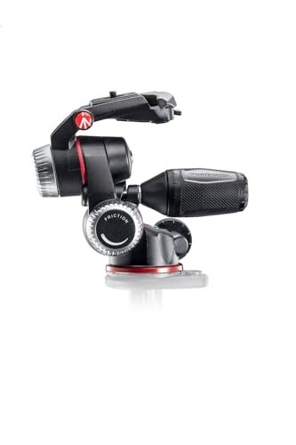 Manfrotto XPRO 3-Way Pan Head A00057BMN 1kg Lightweight Heavy-Duty Professional Photography Equipment Load Capacity 12kg Quick Plate Included Cleaning