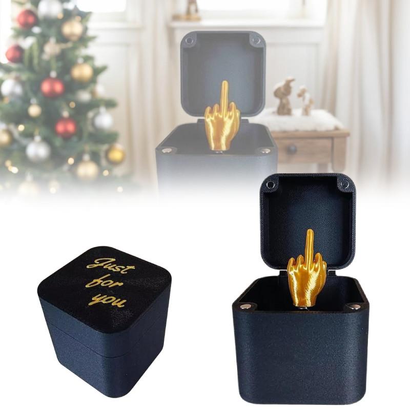 In Middle Finger A Box Surprise Box Toy Pop Up Christmas Novelty Fun Unique Gift