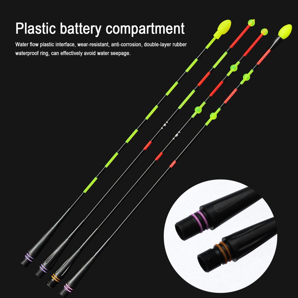 Electronic Gravity Sensing Float Tail, Day Night Fishing Float Bite Indicator Color Change, Glow In The Dark Bobber