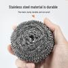 Bilă Mare de Curățat Bucătăria din Oțel Inoxidabil - Perie de Oală pentru Decontaminare Casnică