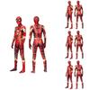 Marvel Steel Spider-man Cosplay Costume Full Body Outfit With Hood